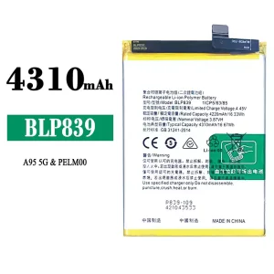 Bateria BLP839 para OPPO A95 5G / A94 5G / Reno 5Z 5G / Reno 6Z