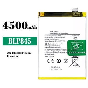 Bateria BLP845 para OnePlus Nord CE