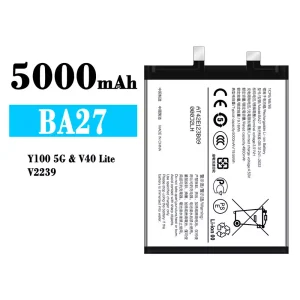 Bateria BA27 para VIVO Y100 5G/V40 Lite
