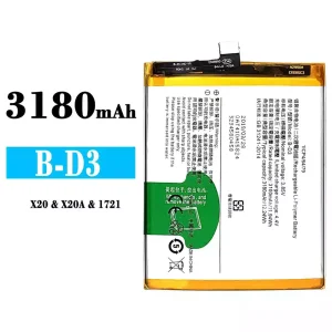 Bateria B-D3 para VIVO X20/X20A