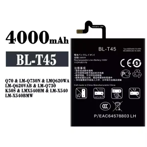 Bateria BL-T45 para LG Q70 K50S