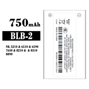 Bateria BLB-2 para Nokia NK 5210/6510/6590/7650/8210/8310/8890
