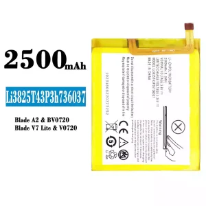 Bateria Li3825T43P3h736037 para ZTE Blade A2/ Blade V7 lite