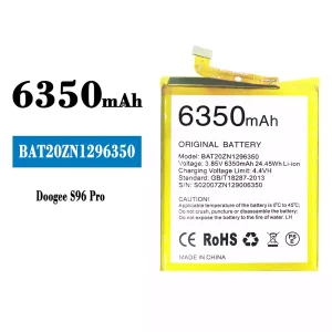 Bateria BAT20ZN1296350 para Doogee S96 Pro