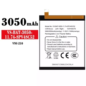 Bateria VS-BAT-3050-11.74-SPV4SC52 para VESTEL VNS Z10