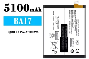 Bateria BA17 para IQOO 12 Pro/V2329A