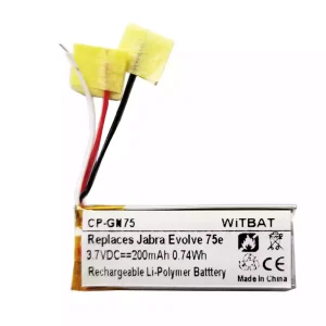 Bateria nova para Jabra HSC100W,Evolve 75e,AHB621333H