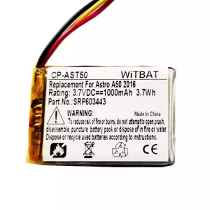 Bateria nova para Astro A50,Astro A20,Astro A38,HyperX Cloud Core Wireless