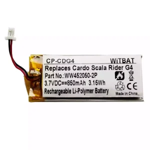 Bateria nova para BAT00004,BAT00002,WW452050-2P,WW452050PL-2PC