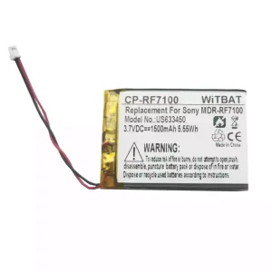 Bateria nova para Sony BP-HP1200,MDR-DS7000,MDR-RF7000,MDR-RF7100 SL00131-1