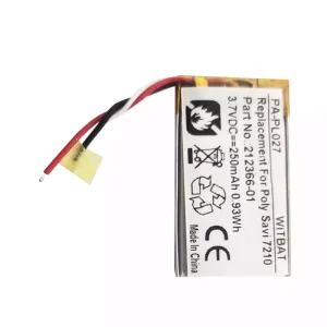 Bateria nova para Plantronics Savi 7210,Savi 7220,S7210T,S7220T