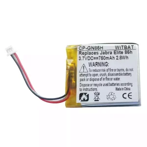Bateria nova para Jabra Elite 85h,Jabra Elite 75t,Evolve2 85,PL661935V