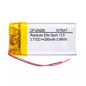 Bateria nova para Jabra Elite Sport 13.5 estojo de carregamento