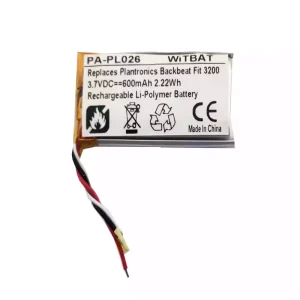 Bateria nova para Plantronics BackBeat FIT 3100 3200 TWS Earbuds Wireless Bluetooth Earphones estojo de carregamento