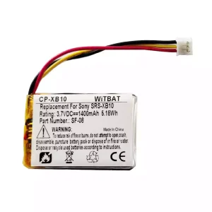 Bateria nova para Sony SRS-XB100,SRS-XB10,SRS-XB12,WH-L600,Logitech S100