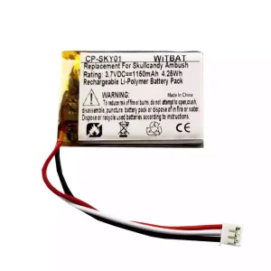 Bateria nova para Skullcandy Ambush,Skullcandy Barricade Mini,Skullcandy Venue