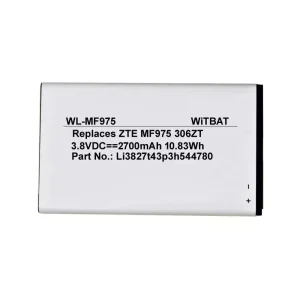 Bateria para ZTE 303ZT,305ZT,306ZT,MF975,MF975S,MF975U,Li3827t43p3h544780
