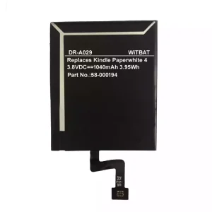 Bateria para Kindle Paperwhite 4,58-000194,26S1017
