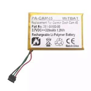 Bateria para Garmin Dash Cam 45,Dash Cam 46,Dash Cam 55,Dash Cam 56,Dash Cam 66W