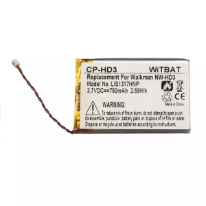 Bateria para SONY LIS1317HNP,1-756-493-12
