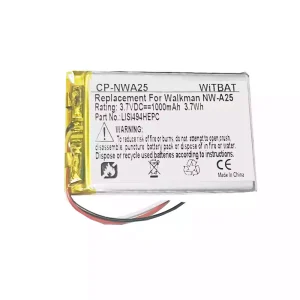 Bateria para SONY NW-A25,NW-A26,NW-A27,LIS1494HEPC